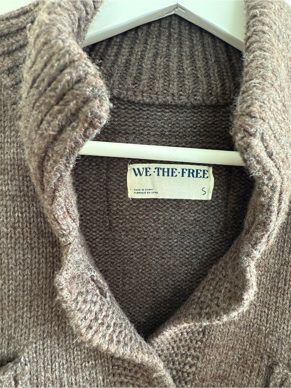 Free people we the free on the isle cardigan brown NWT - Picture 8 of 10